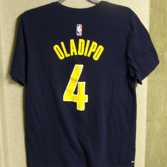 NBA Indiana Pacers #4 Oladipo Officially Licensed Nike Dri-fit - Picture 2 of 2